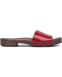 Miu Miu - Patent Leather Clogs 30Mm - Lyst