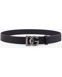 Dolce & Gabbana - Dolce & Gabbana Leather Belt - Lyst