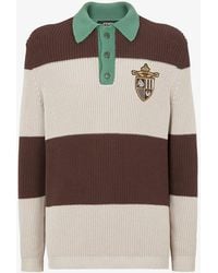 Fendi - Cotton Knitted Polo - Lyst