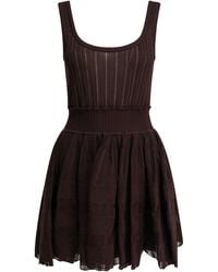 Alaïa - "Crinoline" Short Dress - Lyst