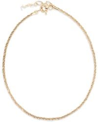 Saint Laurent - Metal Chain Necklace - Lyst
