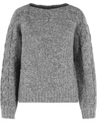 Isabel Marant - 'Ponara' Virgin Wool Blend Sweater - Lyst