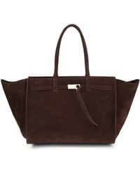 Benedetta Bruzziches - Mame Weekend Shoulder Bag Nabuk/Mulled Wine - Lyst