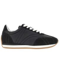 TOTEME - Nylon And Suede Leather 'Sport' Sneakers - Lyst