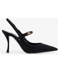 Dolce & Gabbana - Leather And Suede Pumps - Lyst