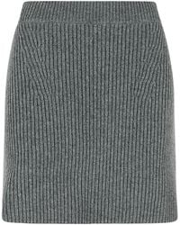 Jil Sander - Wool Miniskirt - Lyst