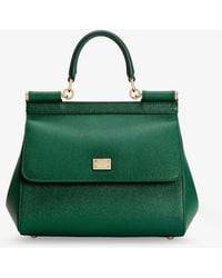 Dolce & Gabbana - Dolce & Gabbana Sicily Leather Crossbody Bag - Lyst