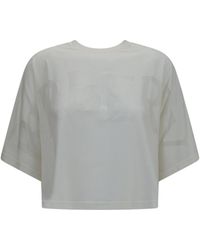 Burberry - Logo Cotton T-Shirt - Lyst
