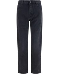 Balmain - Straight-Leg Denim Jeans - Lyst