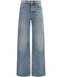 Saint Laurent - 90's High-Waisted Wide-Leg Jeans - Lyst