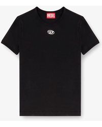 DIESEL - T-Uncutieslong-Od Cotton Blend T-Shirt - Lyst