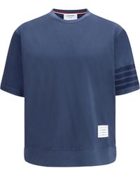 Thom Browne - 4-Bar Cotton Jersey T-Shirt - Lyst