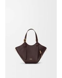 Loewe - Hammock Flip Mini Shoulder Bag Dark Chestnut - Lyst