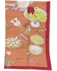 Jacquemus - "Le Grand Foulard Cocktail" Silk Scarf - Lyst