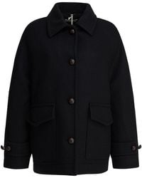 Circolo 1901 - Wool Double-Breasted Coat - Lyst