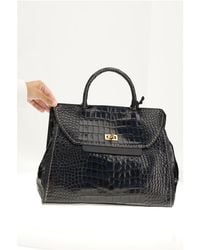 VISONA - Bengala Shoulder Bag Nero - Lyst