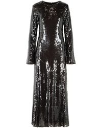 ROTATE BIRGER CHRISTENSEN - Polyester Maxi Dress - Lyst