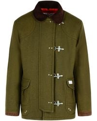 Fay - '4 Ganci' Wool Blend Jacket - Lyst
