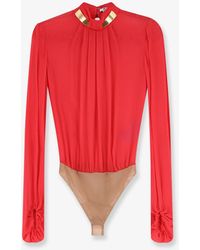 Elisabetta Franchi - Viscose Shirt With Body Detail - Lyst