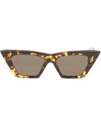 Phoebe Philo - Peak Light Sunglasses Mid Tortoiseshell - Lyst