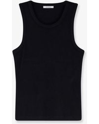 Entire studios - Ribbed Cotton Tank Top - Lyst