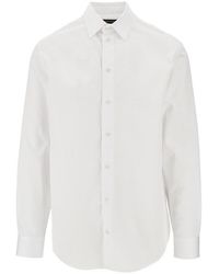 Emporio Armani - Poplin Shirt - Lyst