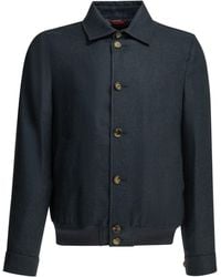 Brunello Cucinelli - Silk-Linen Blend Jacket - Lyst