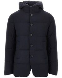 DUNO - Quilted And Padded Wool Down Jacket - Lyst