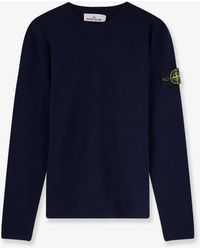 Stone Island - Organic Cotton Sweater - Lyst