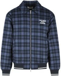 Drole de Monsieur - Wool Blend Checkered Jacket - Lyst