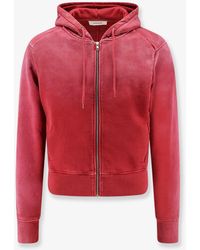 Entire studios - Slim Zip Up Cotton Hoodie - Lyst