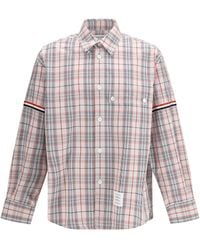 Thom Browne - Check Shirt With Tartan Pattern - Lyst