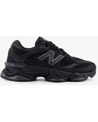 New Balance - 9060 Mesh And Leather Sneakers - Lyst