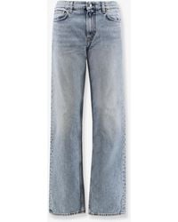 TOTEME - Low Straight Organic Cotton Jeans - Lyst
