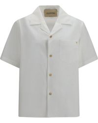 Valentino - Short-Sleeve Shirt Vlogo - Lyst