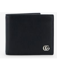 Gucci - Gg Marmont Bi-Fold Leather Wallet - Lyst