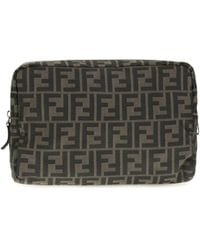 Fendi - Medium Superlight Ff Zucca Fabric Beauty Case - Lyst