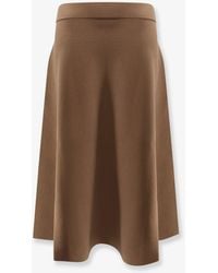 Max Mara - Lazio Viscose Blend Skirt - Lyst