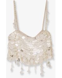 retroféte - Eudora Top With Macro-Sequins - Lyst