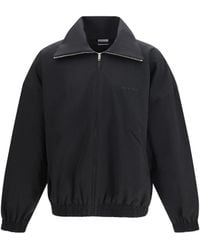 Balenciaga - Stretch Technical Cotton Jersey Zip Jacket - Lyst