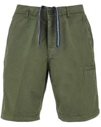 Aspesi - Cotton Bermuda Shorts - Lyst