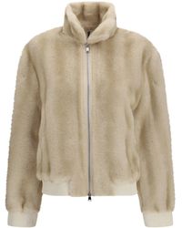 S.w.o.r.d 6.6.44 - Sword 6.6.Faux Fur Jacket Cream - Lyst