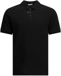 Moncler - Button-Down Polo Shirt - Lyst