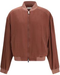 Versace - Overdyed Silk Jacket - Lyst