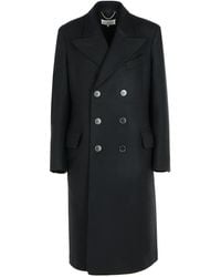 Maison Margiela - Virgin Wool Coat - Lyst