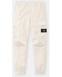 Stone Island - Cotton Cargo Pants - Lyst