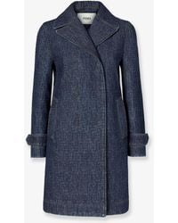 Fendi - Ff Padded Denim Caban - Lyst