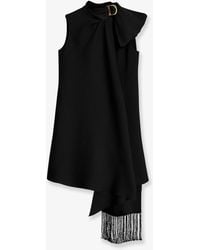 Dior - Virgin Wool And Silk Crêpe Dress - Lyst