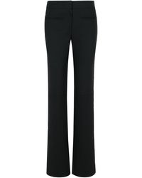 Courreges - Tailored Wool Blend Pants With Adjustable Hem - Lyst