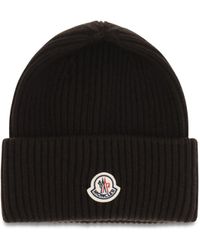 Moncler - Wool And Cashmere-Blend Beanie - Lyst